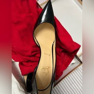Christian Loboutin Iriza 40, Black Patent, Brand new & Authentic, Saks Fifth Ave
